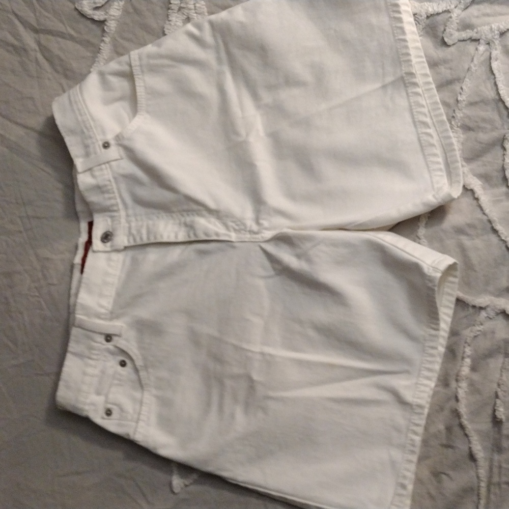 Levi's White Jean Shorts for Women